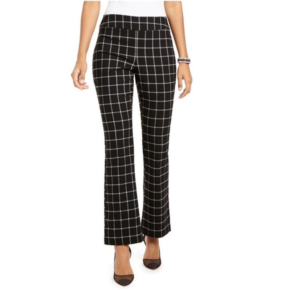 NWT INC Windowpane Plaid pants